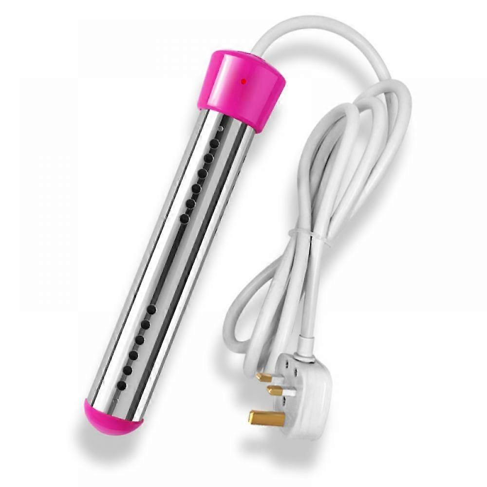 SQCLV 3000w Large Power Bathtub Water Heater 70 Auto Shutdown Heating Rod Boiler AU Plug Pink