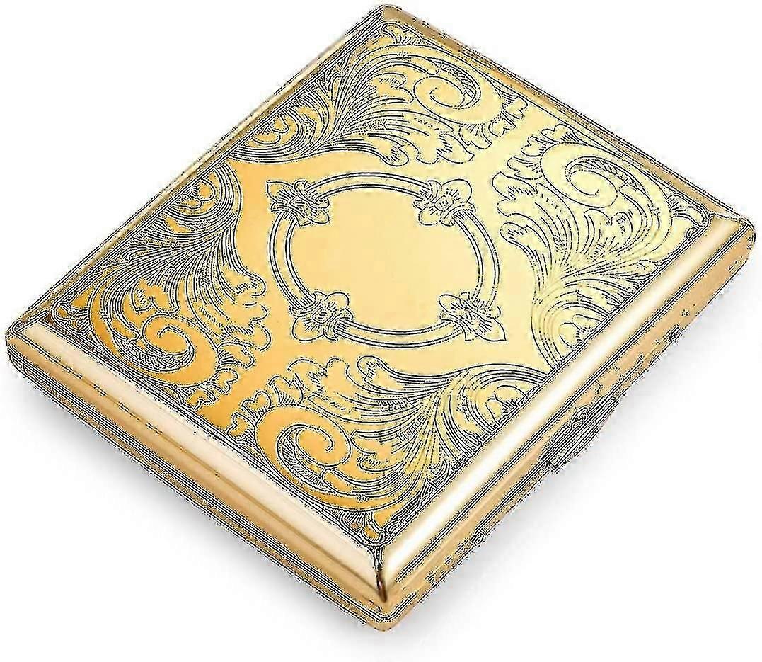 Gold Cigarette Case, Metal Cigarette Box, Cigarette Case Cigarette Case For 20