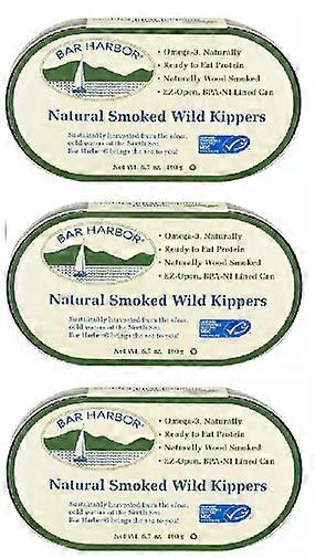 Bar Harbor Natural Smoked Wild Kippers 3 Pack