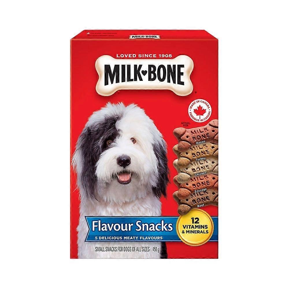 Smuckers Milk Bone Flavour Snacks Small Biscuits, 450 Grams (Case Of 12)