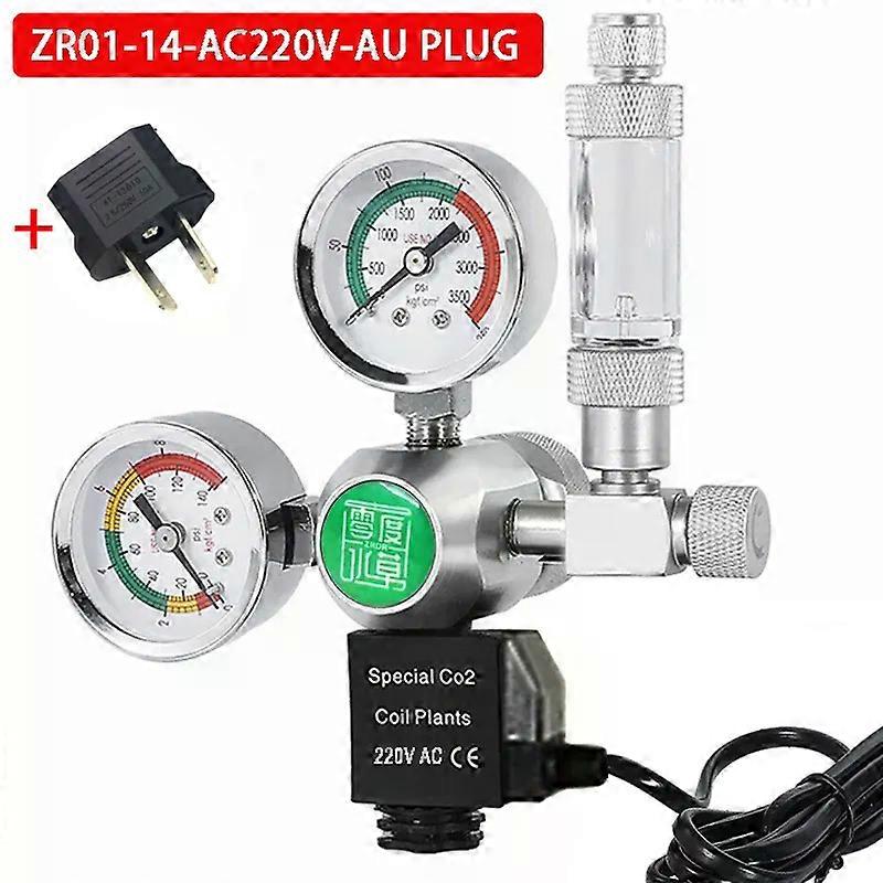 DIY Aquarium CO2 Regulator Magnetic Solenoid Kit Check Valve Fish Tank Accessories CO2 Control System Reactor Generator Set