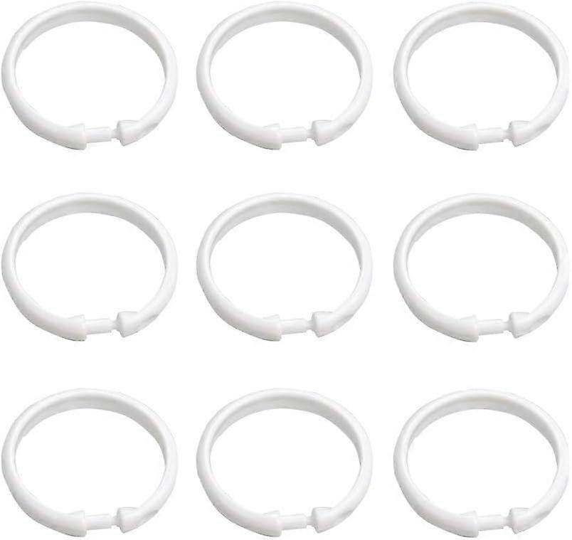 Shower Curtain Hooks, Plastic Rings