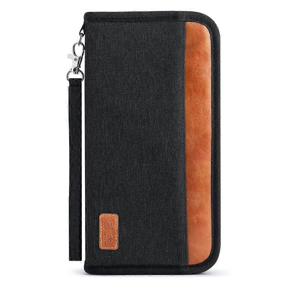 Travel Passport Organizer, Large Capacity Secure Wallet