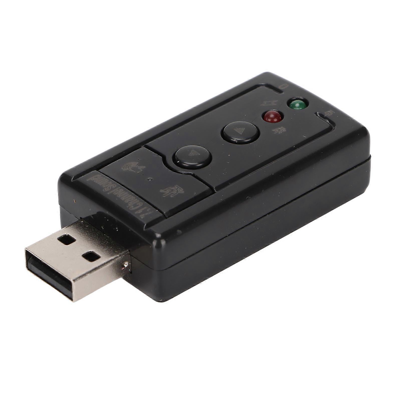 Plug and Play Virtual 7.1 External Audio Adapter