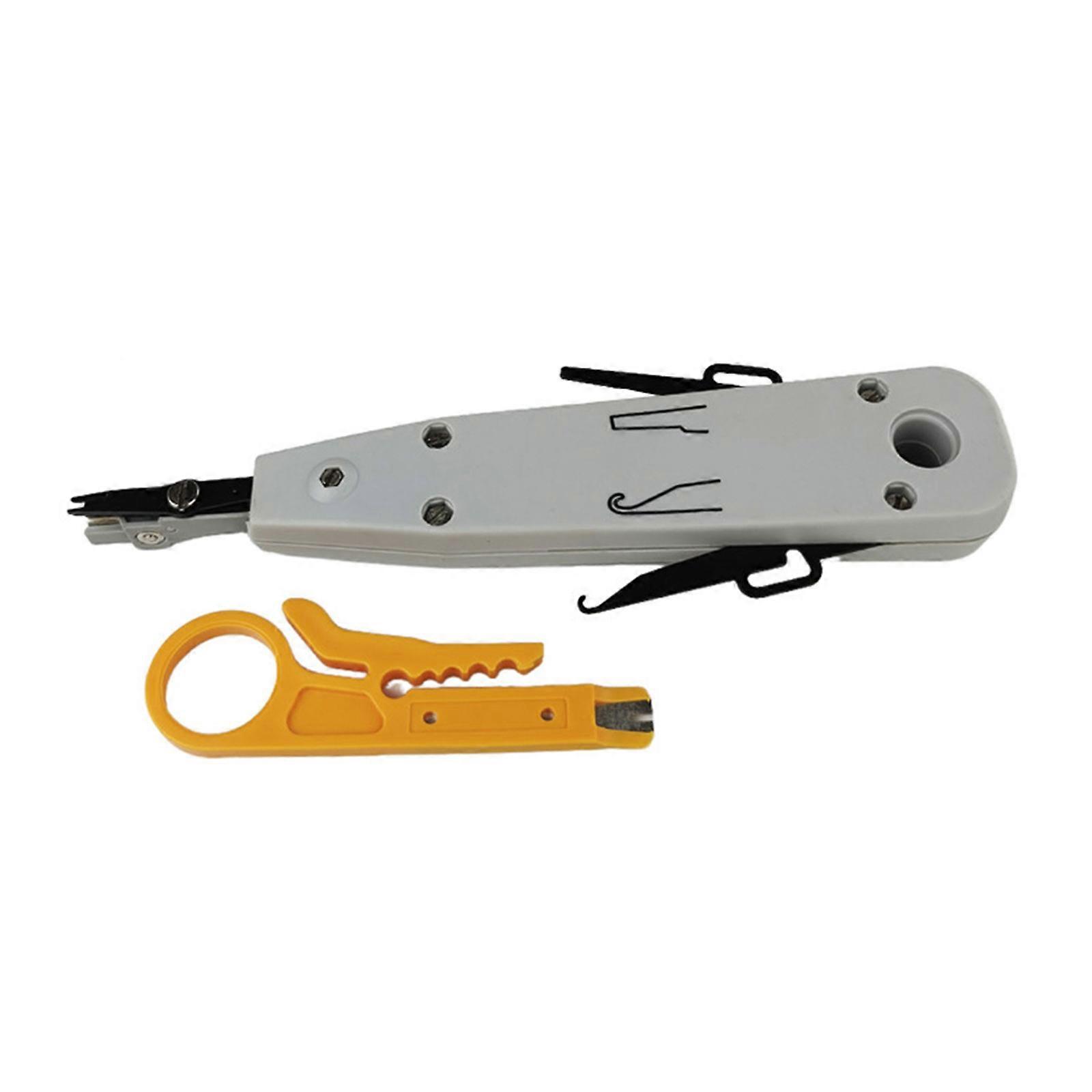 Wire Cutter Telecoms Pliers LSA Punch Down Tool Professional Networking Wire Cable Telephone Patches Panel RJ11 RJ45