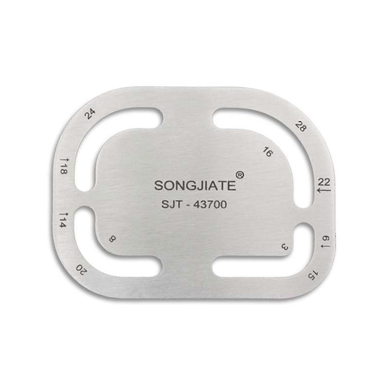 Circle Template for Leather Craft Pattern Drawing Ruler Regular Circular Angle Rounded Corner Template