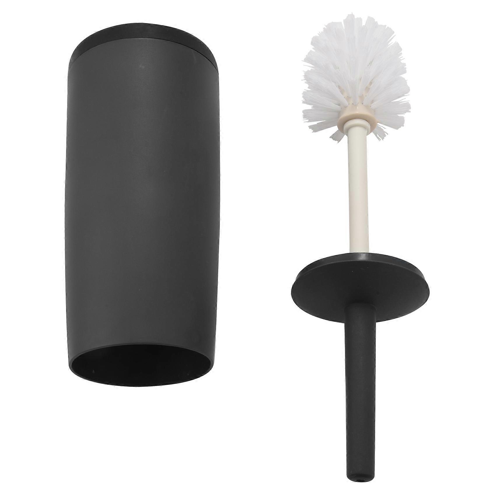Toilet Brushes and Holders Toilet Bowl Brush with Holder Dark Gray for Bathrooms Modern Design Toile
