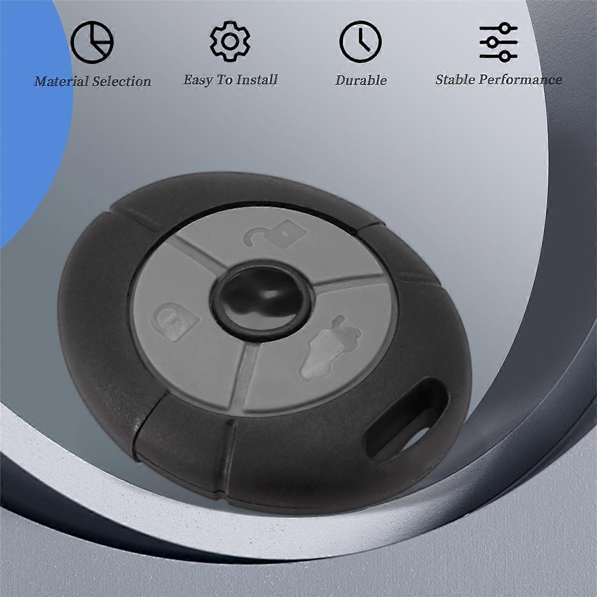 3 Rubber Button Remote Key Case Fob for MG 25 35 ZS ZR 