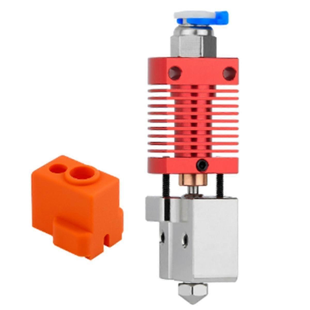 For Ender5/Ender3/V2/CR10 Hotend Kit Heating Block Bi-Metal Throat 500 CopperPlated for Volcano No Edition