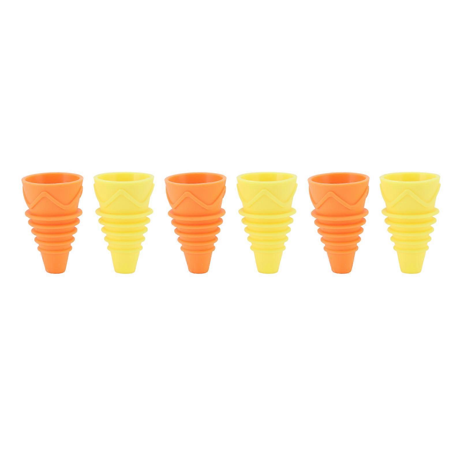 6PCS Fly Trap Funnel Reusable Flexible Silicone Flytrap Funnel Home Garden Kitchen Flytrap for Water Bottles 