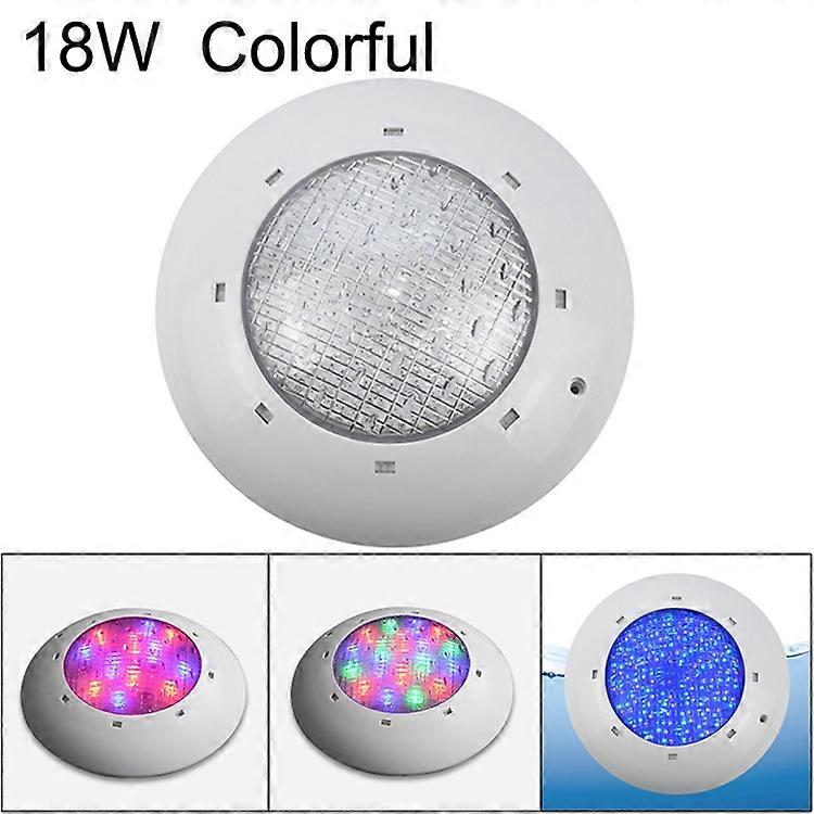 ABS Plastic Swimming Pool Wall Lamp Underwater Light 18W