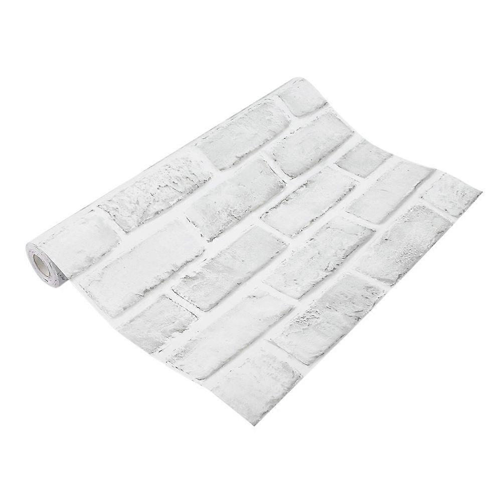 10m 3D Effect Modern Stone Brick Decorative Wallpaper for Home