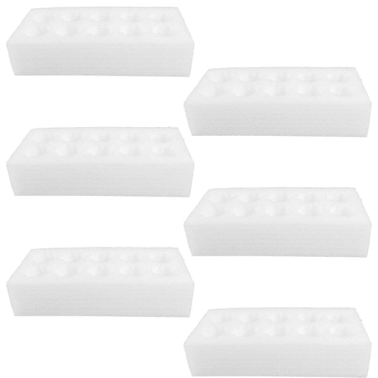 6 Sets Bruchsicherer Eierhalter Tragbare Eierschutzschale für die Lieferung Wiederverwendbarer Eierhalter (10 Gitter)