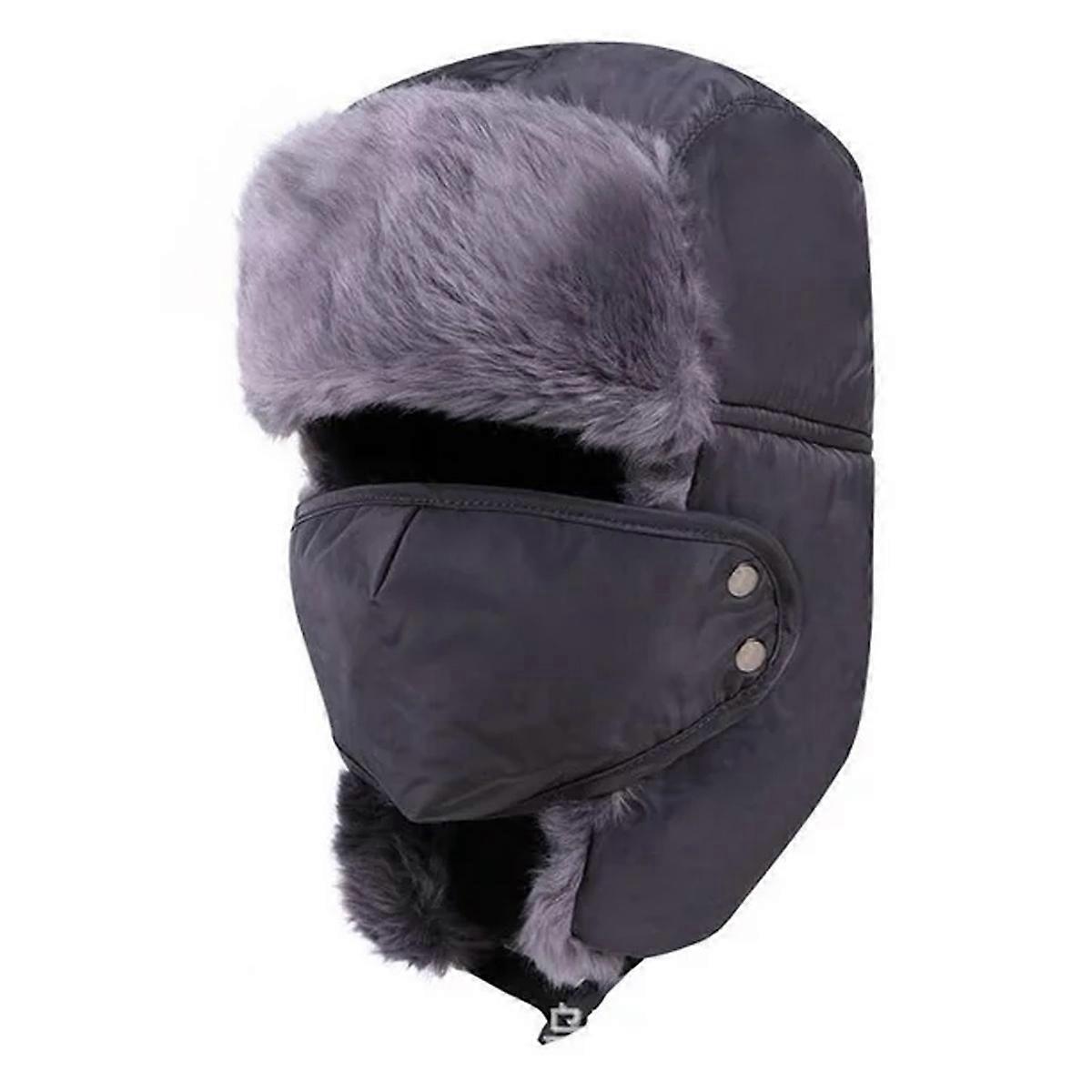 Trapper Hat for Men & Women, Winter Ski Hat with Ear Flaps
