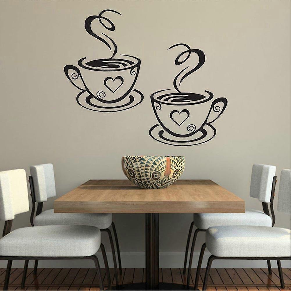 Decal for Kitchen Restaurant Cafe Tea Wall Sticker 31*18.7cm