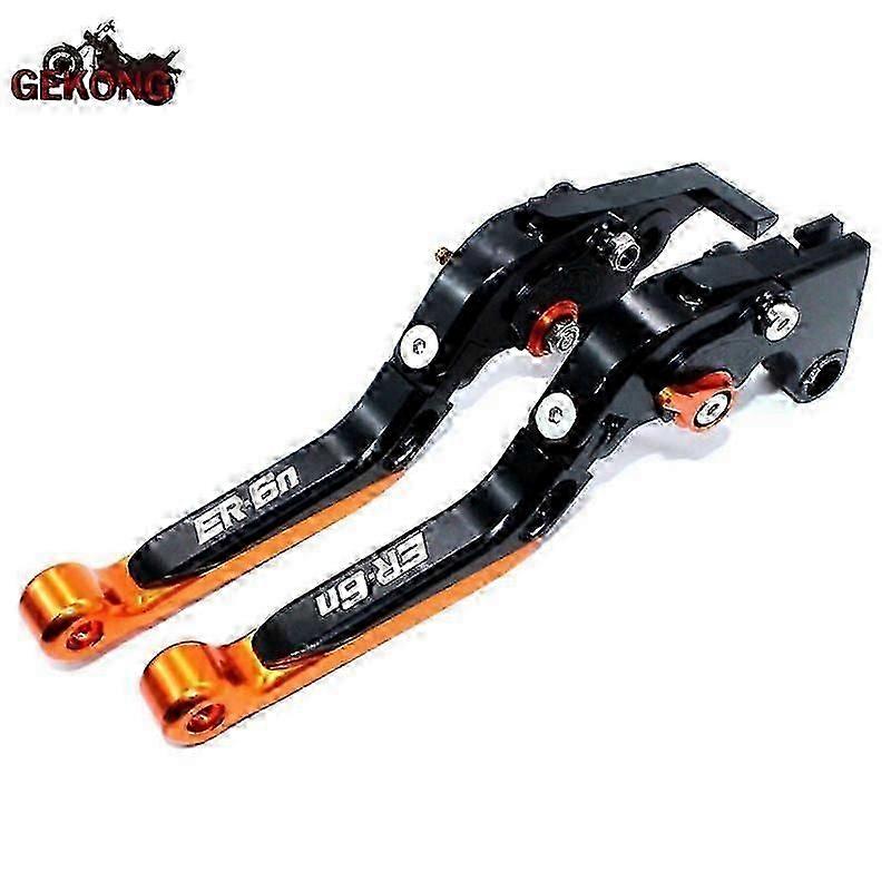 Για Για Kawasaki ER6N ER-6N ER 6N 2006-2008 Αξεσουάρ μοτοσικλετών Λαβές τιμονιού Ρυθμιζόμενες επεκτάσιμες πτυσσόμενες μανέτες συμπλέκτη φρένων