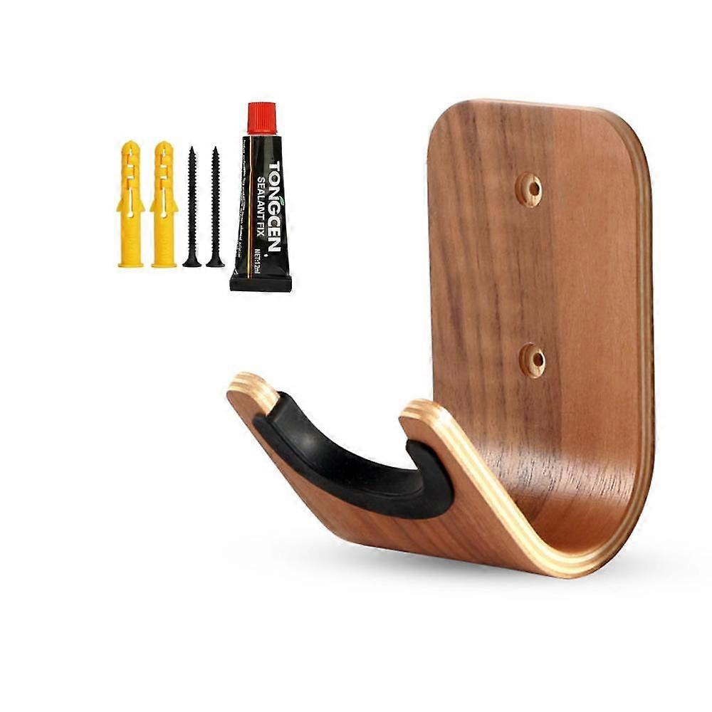 Gitarr VäggmonteringUkulele, form, Trä Gitarr Hook Hållare med Skruvar och Lim för Ukulele, Bas, Akustisk och Elgitarr, Gitarr