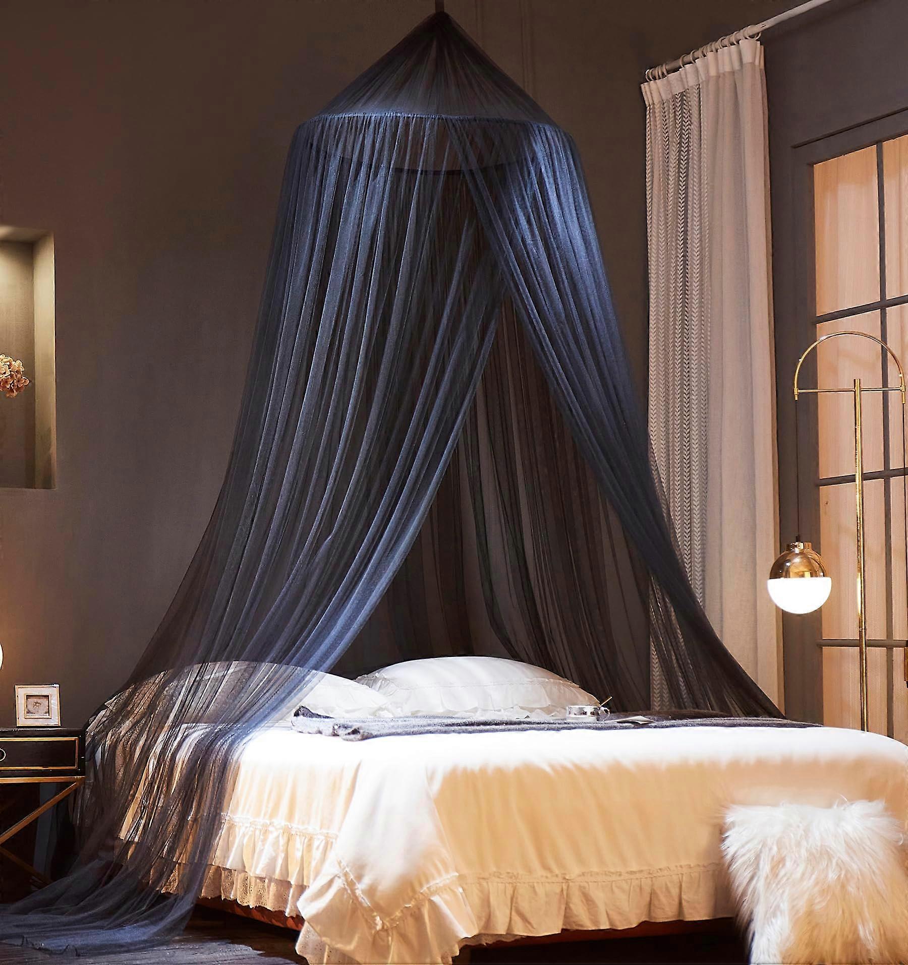 Bed Canopy Mosquito Net,Canopy Bed Curta for Twin Full Queen King Size Bed,Dome Mosquito Netting