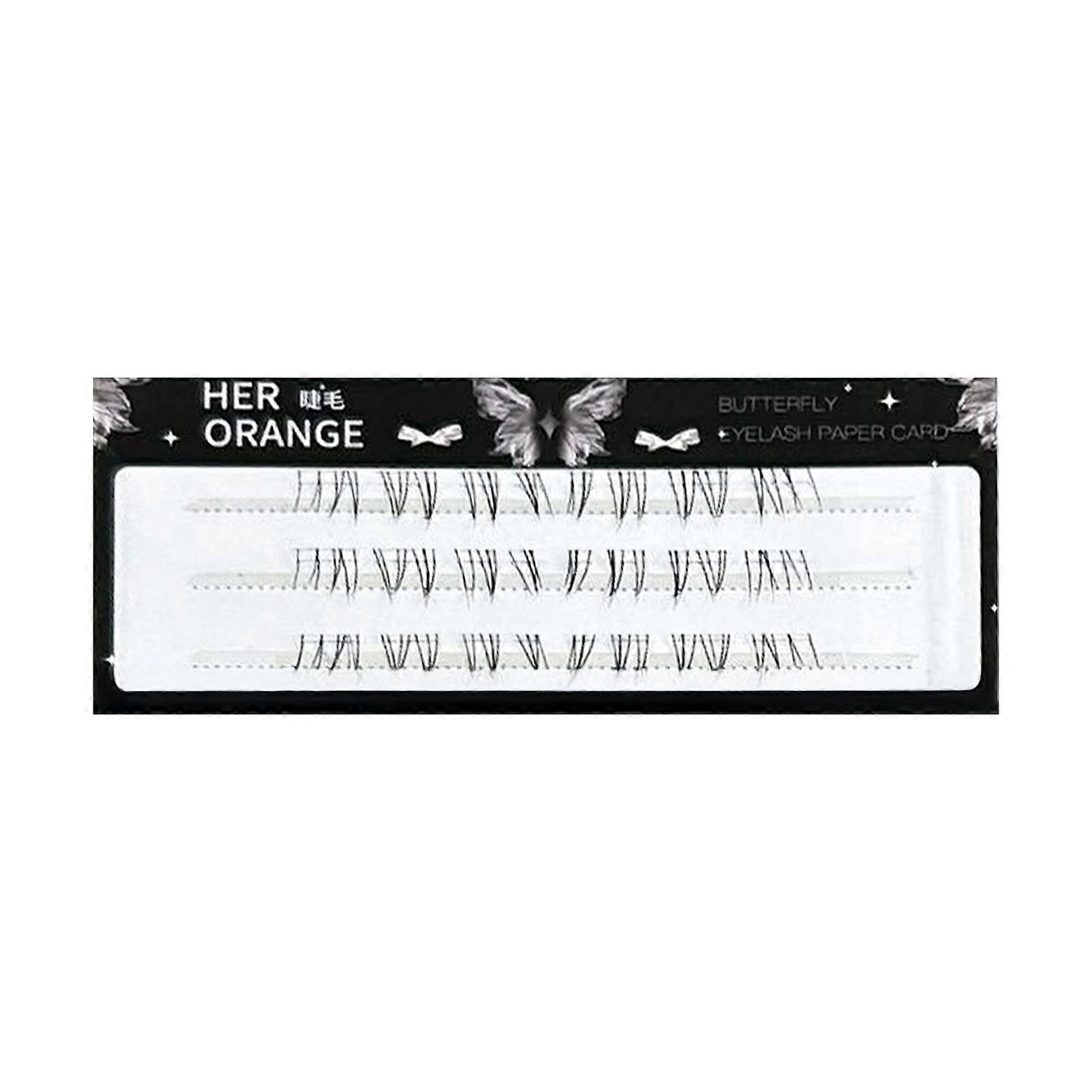 Transparent Band Lower Lashes Individual Lashes Cluster Eyelash