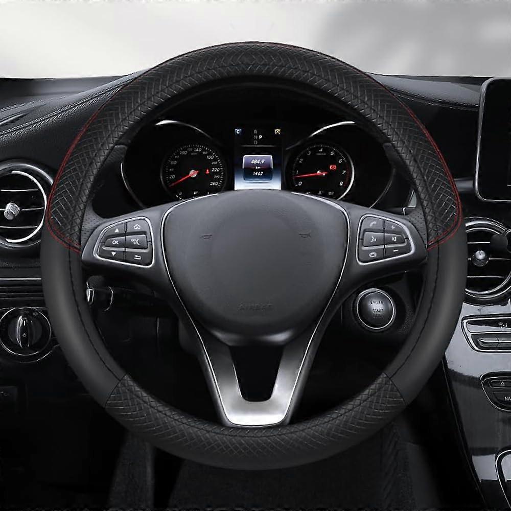 Car Steering Wheel Cover for Ford Bronco    ,Soft AntiSlip,Black