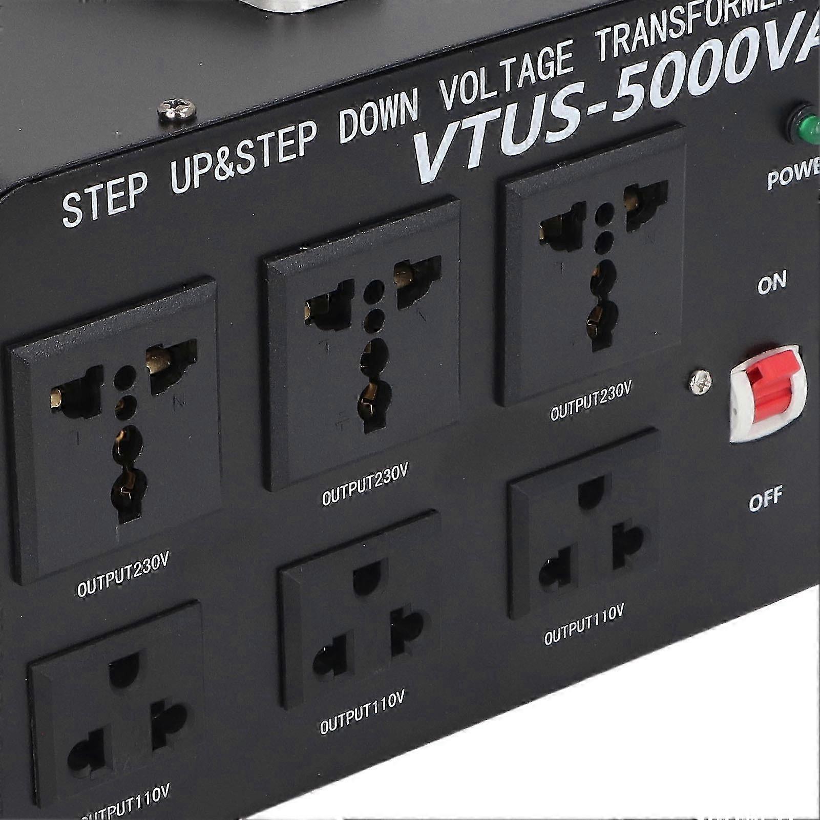 5000W Power Voltage Converter  To  Step Up Down Transformer With Universal Interface   Input