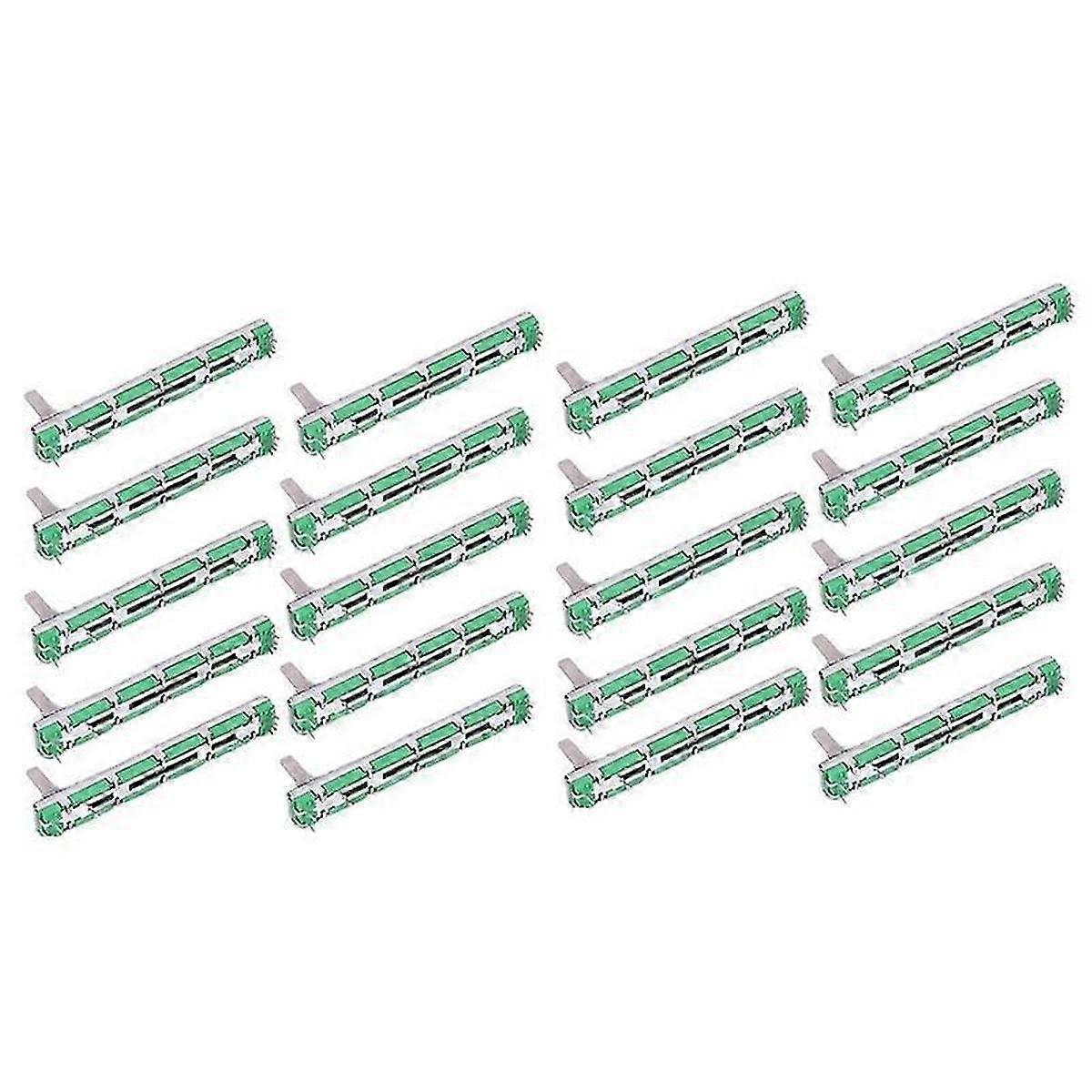 suitable for 20pcs 75mm b10k double straight slide potentiometer for mixer
