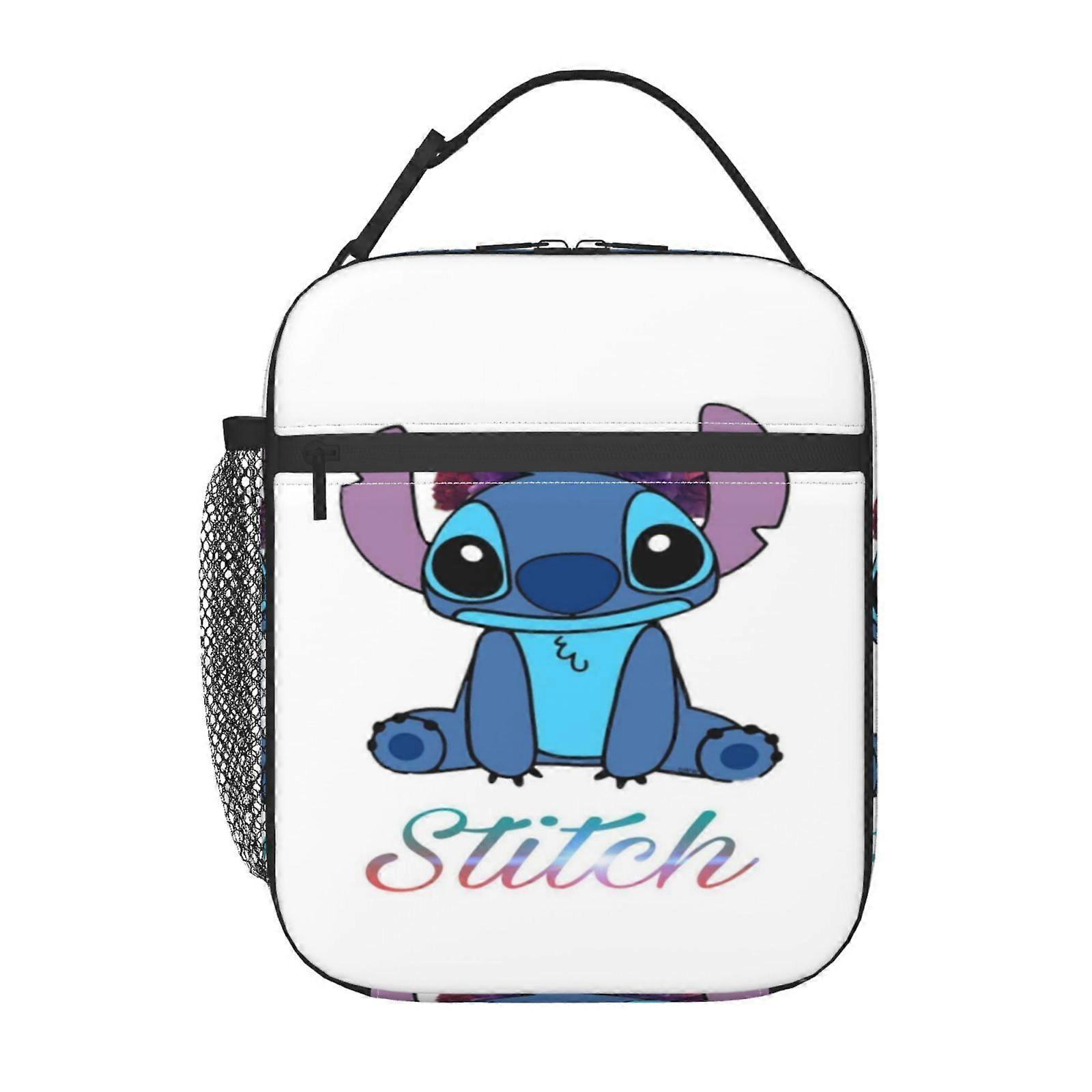 u189 Stitch Lunch Bag with Integrated Bluetooth Speaker, Enjoy Music During Picnics & Lunch Breaks j189