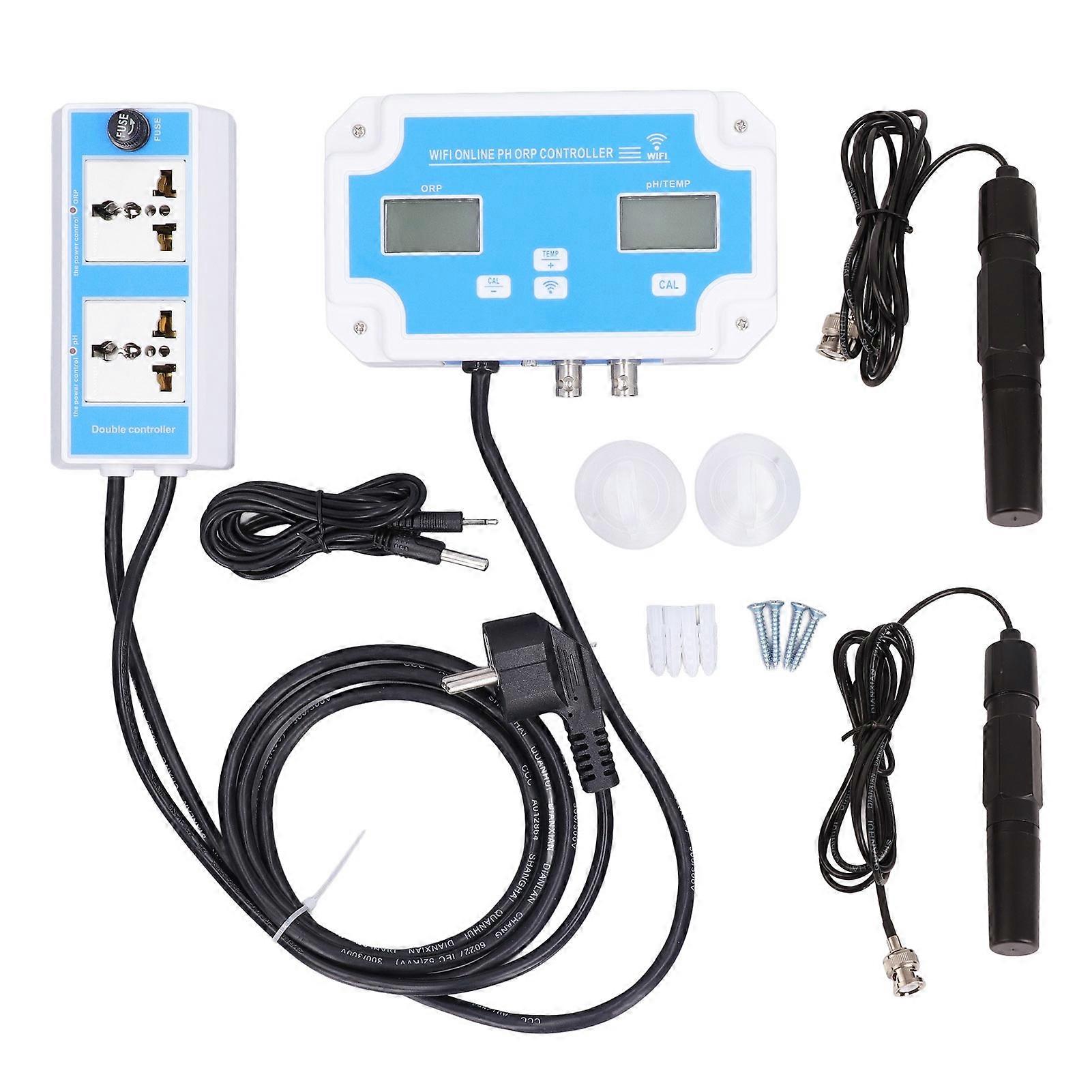 Quality Tester Portable Multi in 1 PH ORP Temperature Detector High Precise WIFI Connection Water Test Meter