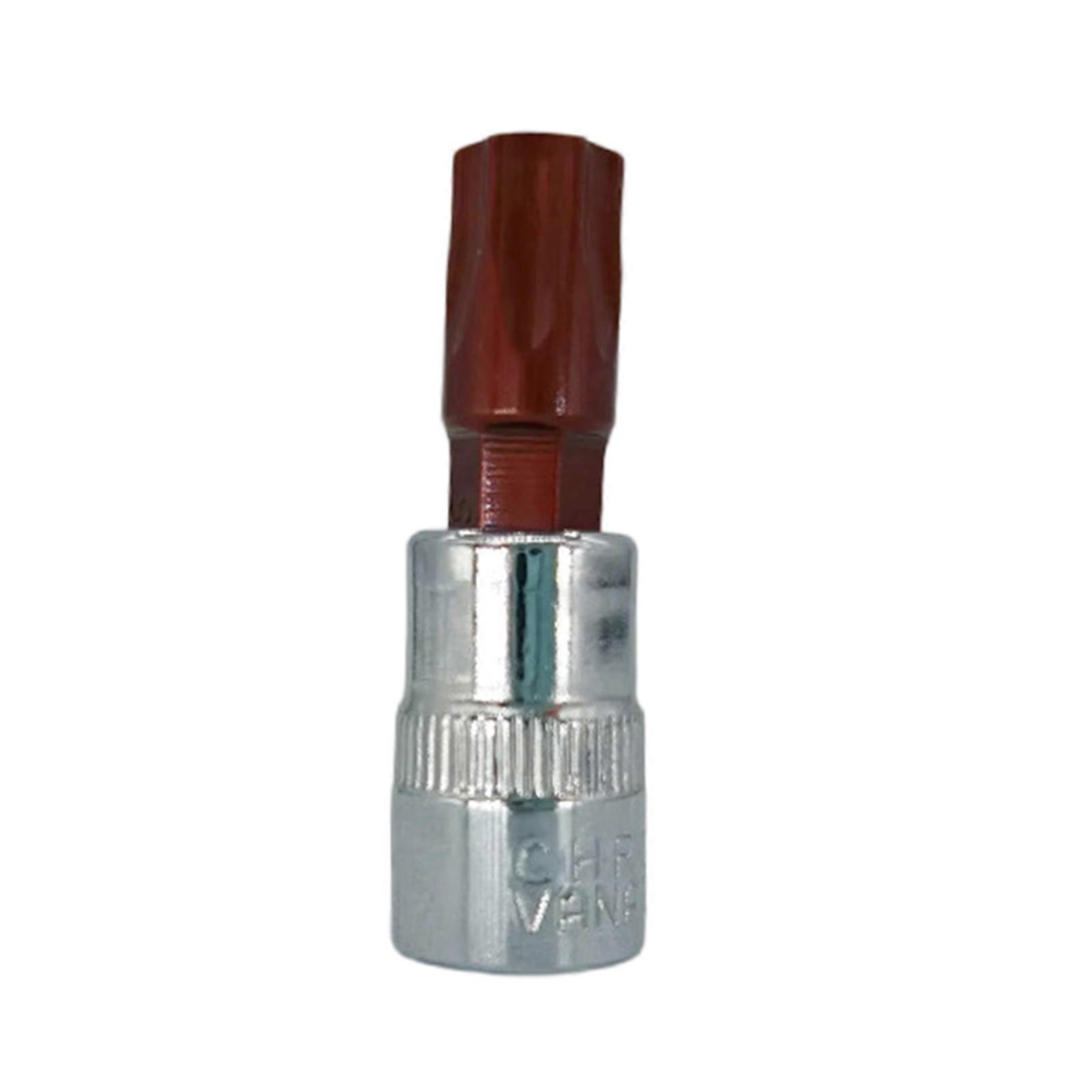 Strong Strength Steel 1/4 Drive Bit Short Socket Wear Resistant Tool for Tight Spaces & Precisions Fit in Automotive Repair