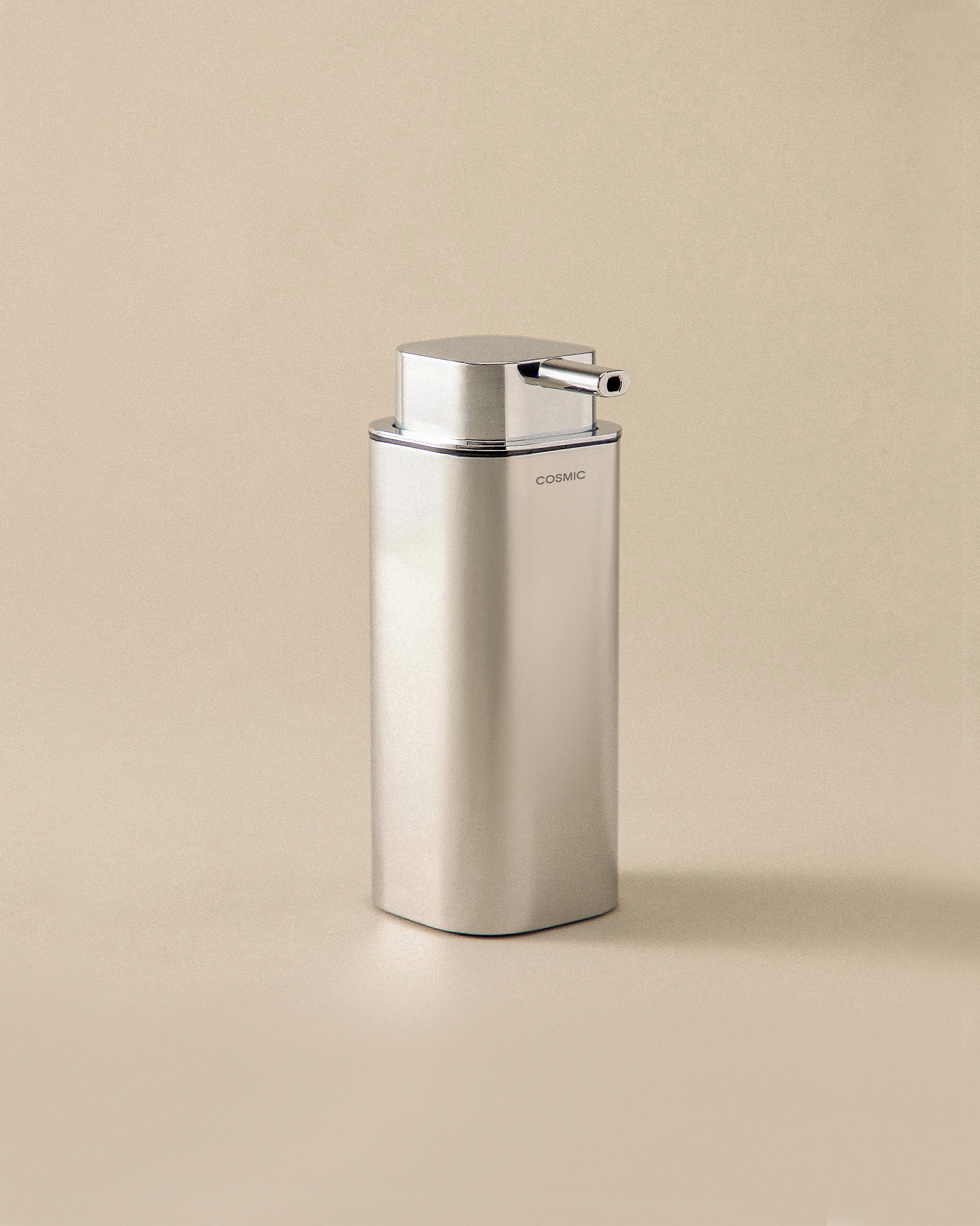 COSMIC Soap Dispenser, 370ml Capacity, Chrome, Line Collection