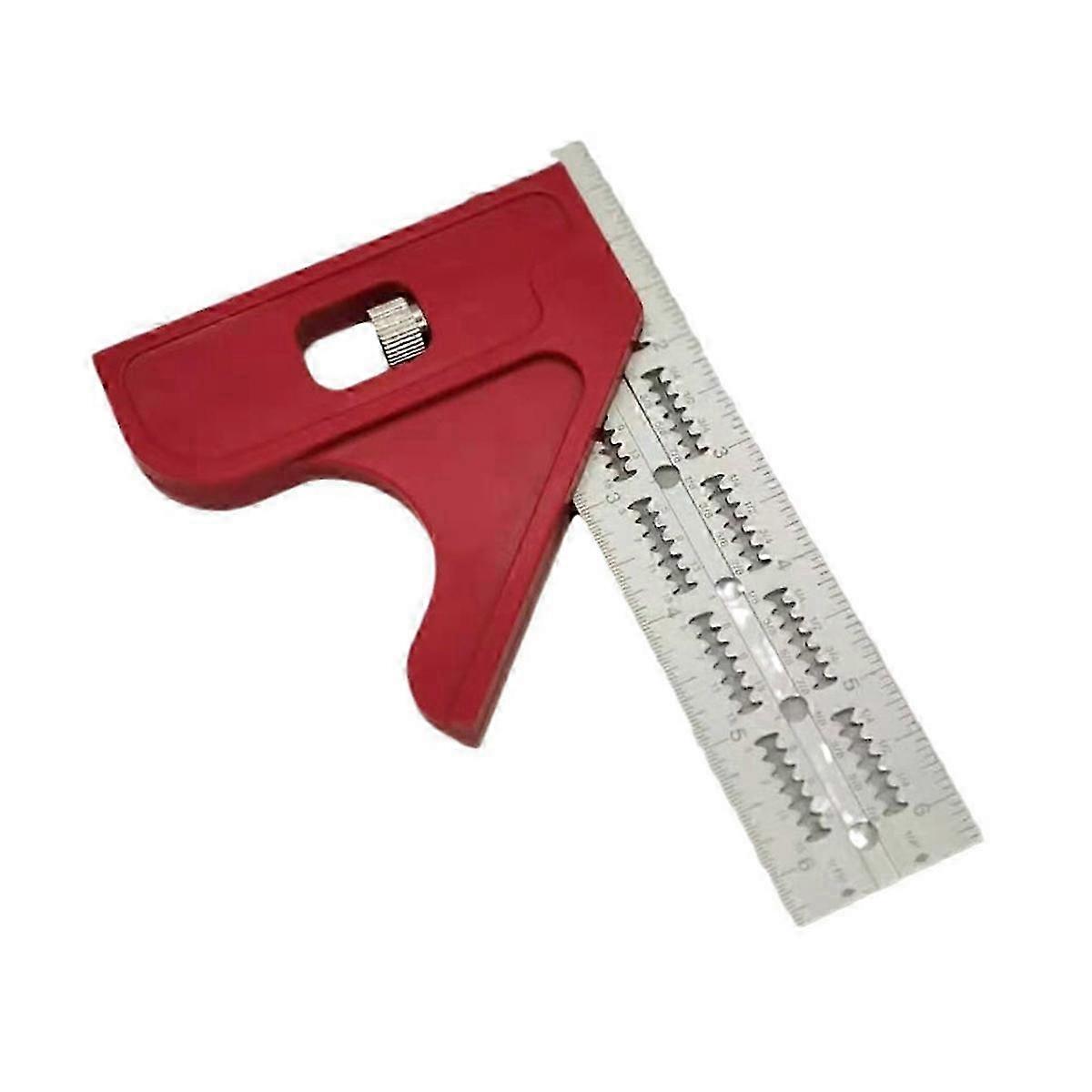 Scalable Edge Ruler Triangle Angle Ruler Woodworking Measure Tool Adjustable Edge Ruler Triangle Protractor