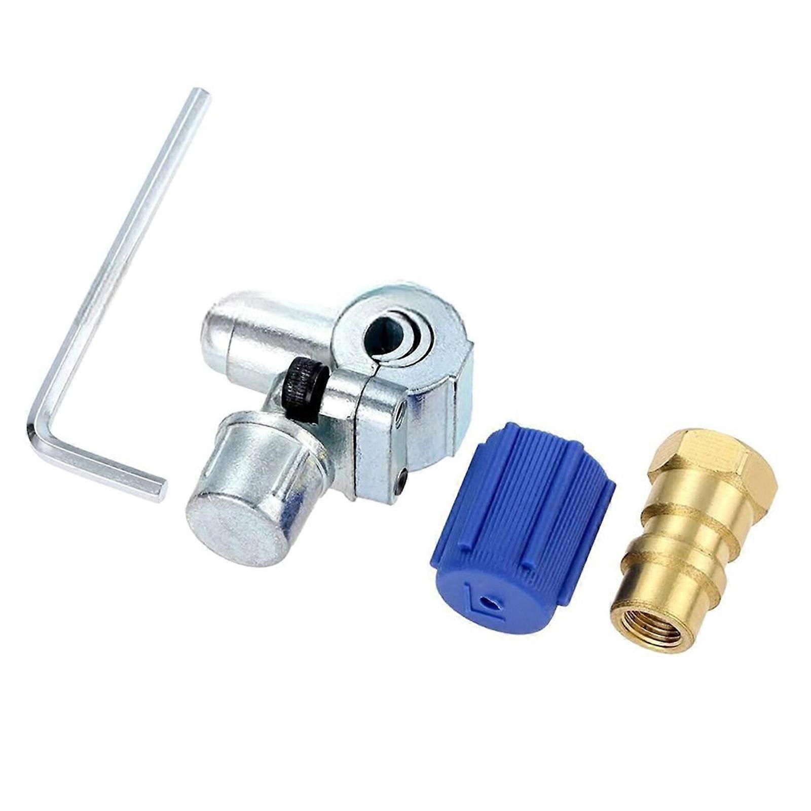 Retrofits Valves with Dust Covers Convert Piercing Tap Valves Line Tap Valves Kit for HVAC Systems R22 R12 R134A