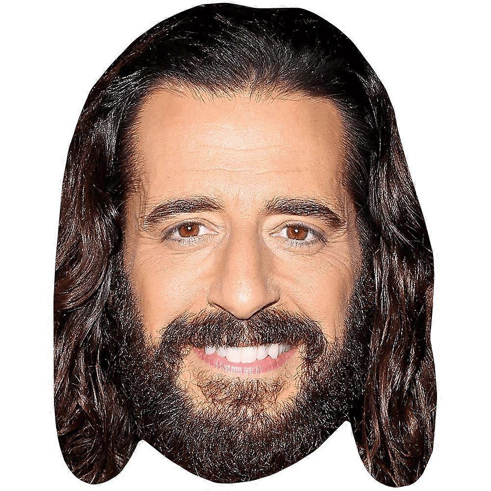 Jonathan Roumie (Smile) Celebrity Mask, Flat Card Face