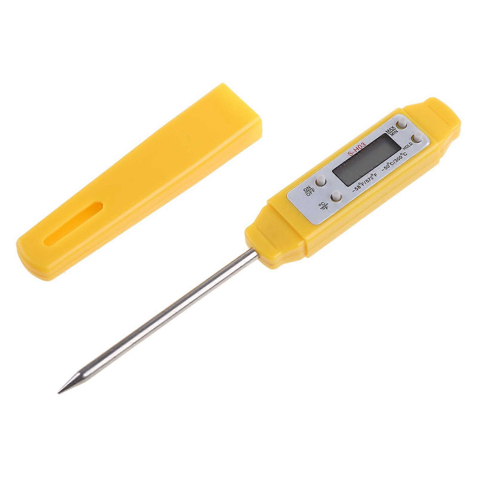 Digital Thermometer with Probe LCD Display Thermometers Water Temperature Tester Sensor Detector Gauge for Cooking Food