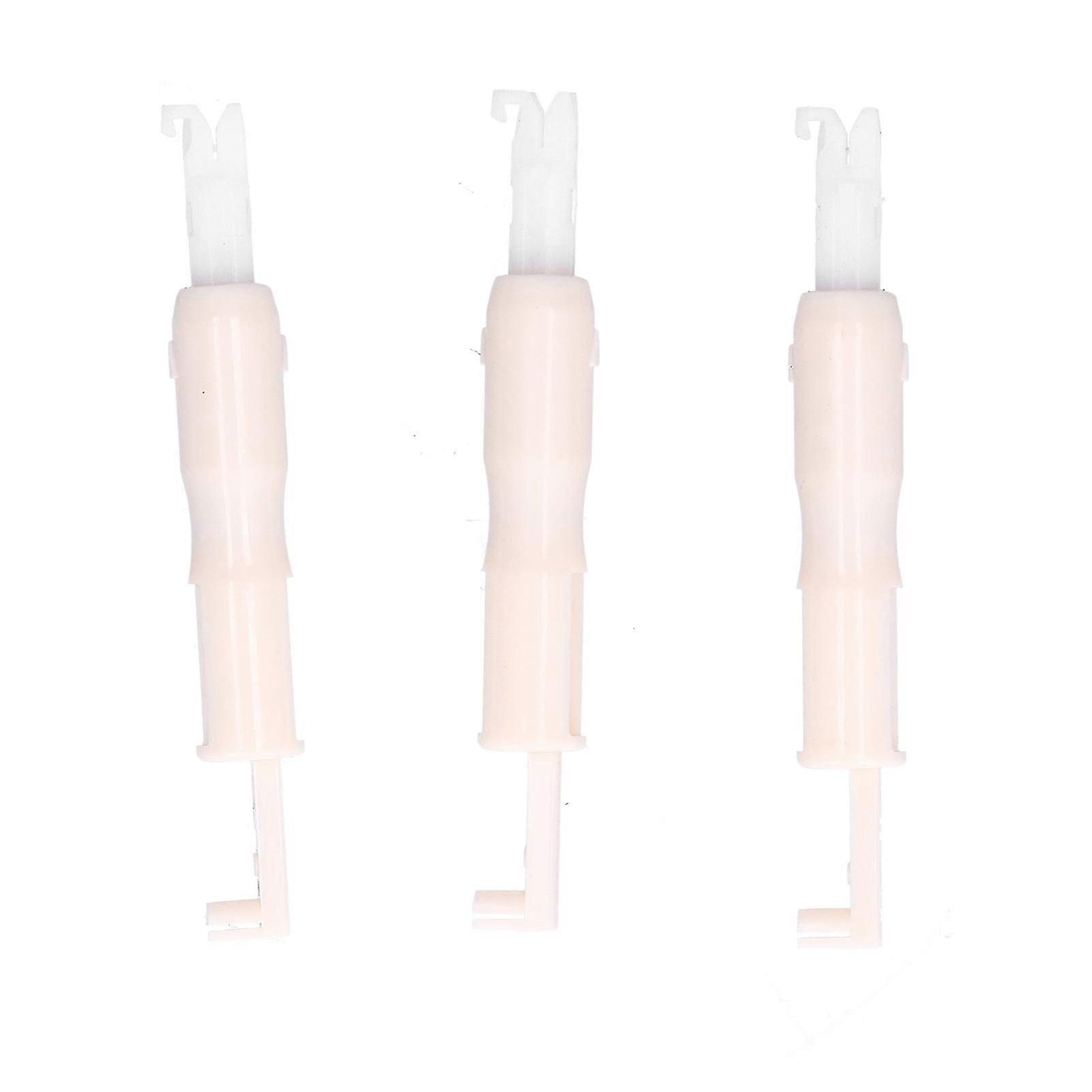 3pcs Needle Threaders Automatic Plastic Easy Sewing Needle Inserters for Household Sewing Machine