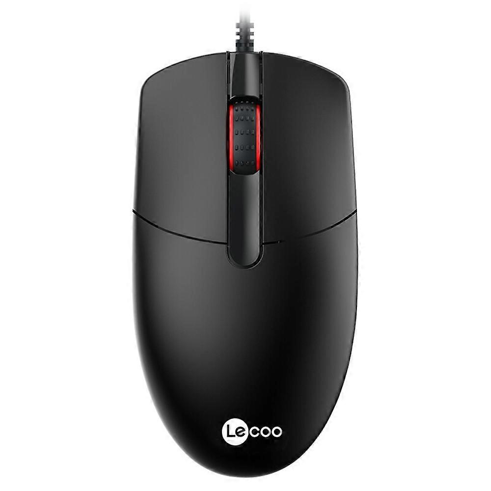 LECOO MS103 USB Wired Mouse for Notebook Desktop Computer Plug and Play 3 Buttons 1000 DPI Mice