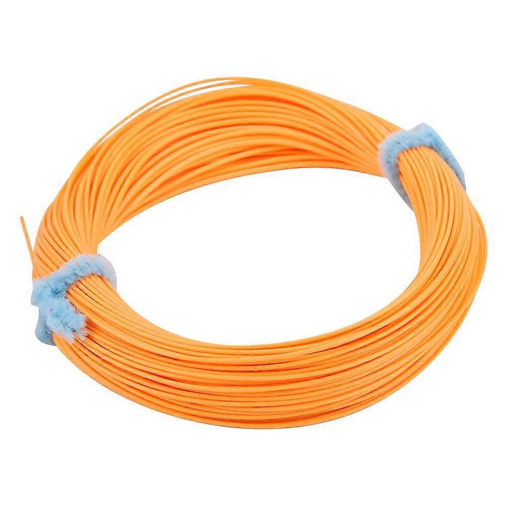 Floating Fishing Line WF 4/5/6/7/8, 30M Nylon Weight Forward Fly Fishing Line, Durable Floating Fly Line for Trout and Bass