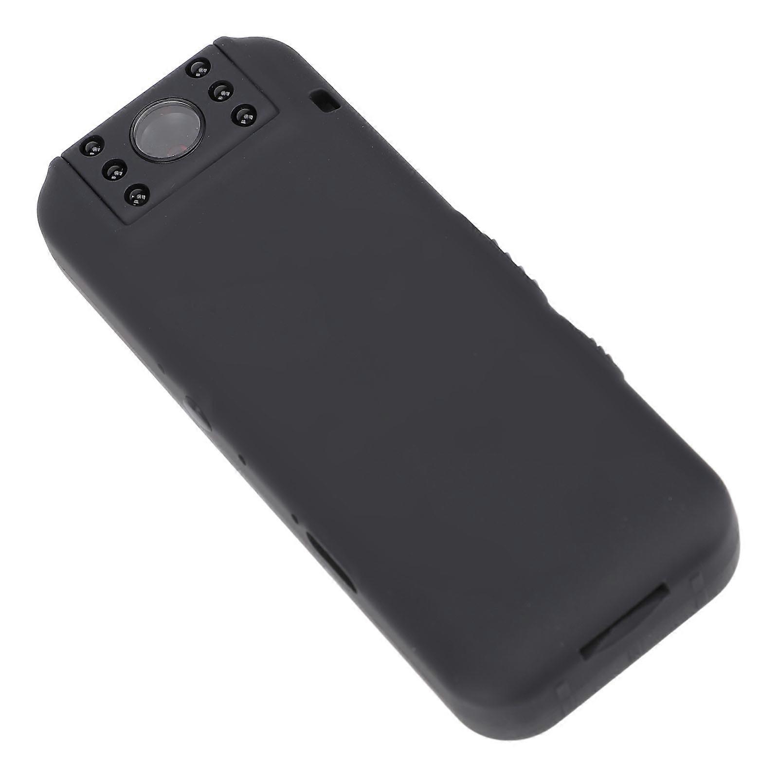 Body Video Camera 1920P Portable 180° Rotating Lens Loop Record Back Clip Body Camcorder for Travel Hiking 