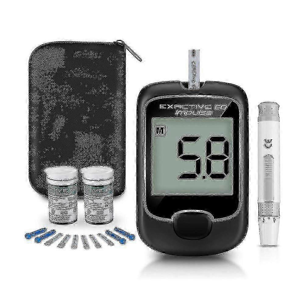 Meter Glucose Monitor Diabetes Testing Kit With Strips 50 Pieces Glucose Monitor Diabete