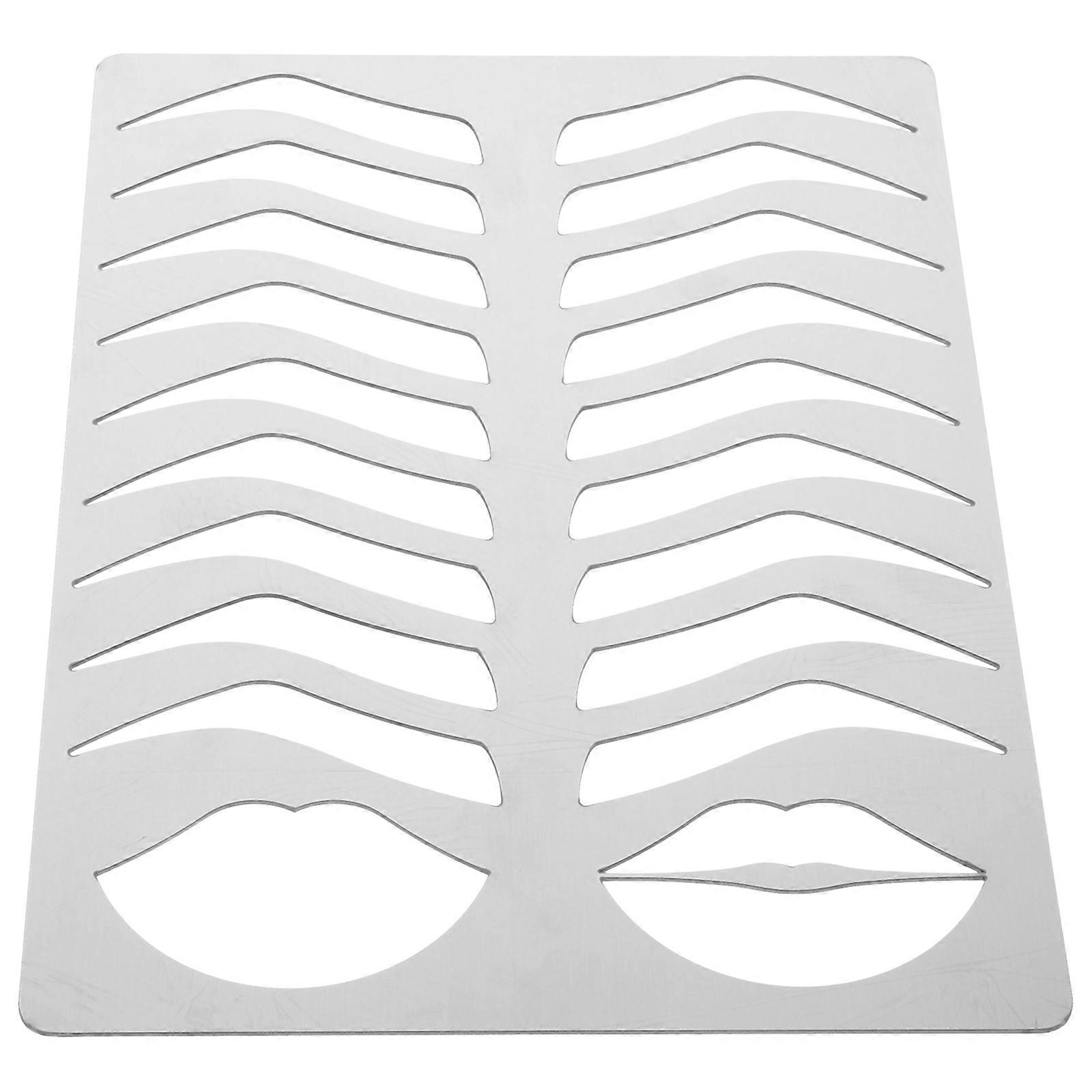 Easy-to-Use Eyebrow Shaping Tool Featuring Resistance to Breakage and Deformity