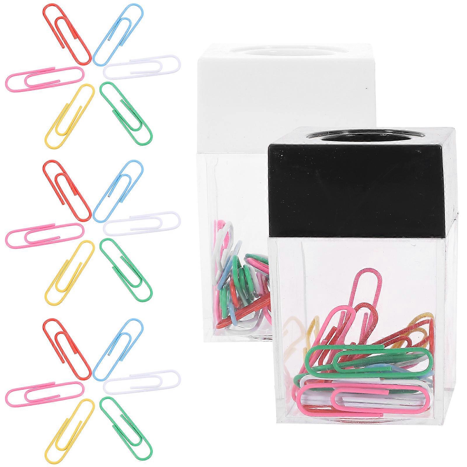Paperclip Storage with Magnetic Top, Convenient and User-friendly Dispenser