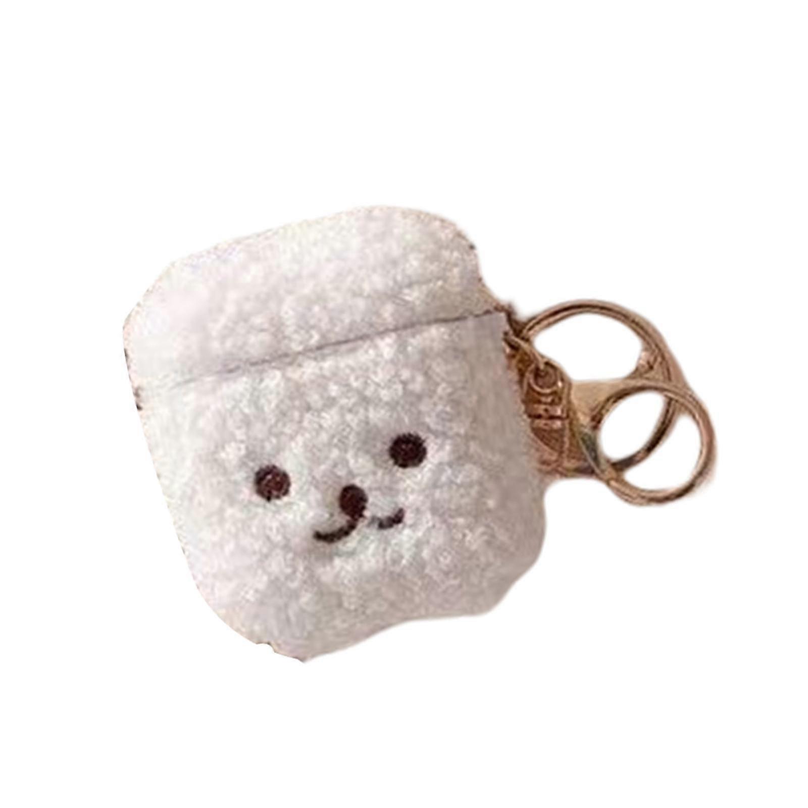 Lovely Earphone Case with Keychain for Brown for 1 2