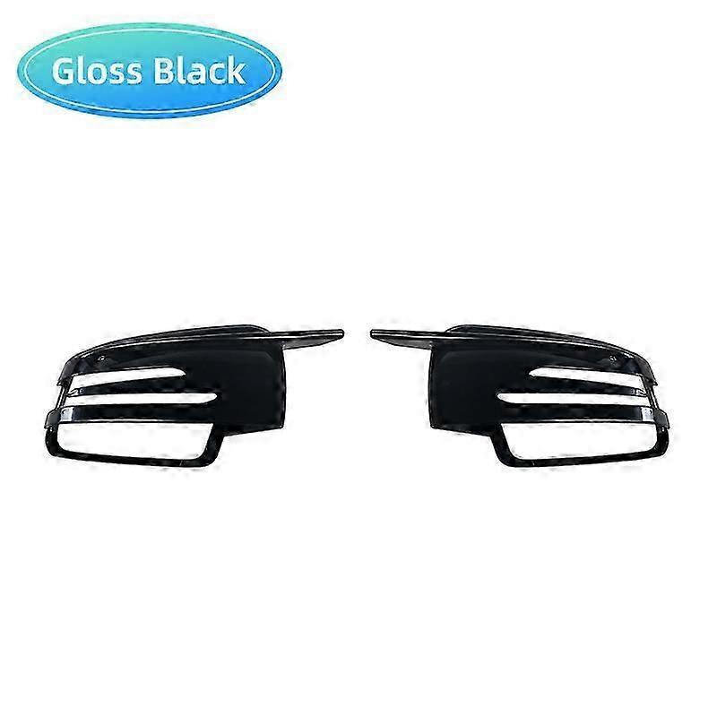 Side Mirror Cap Covers For Mercedes Benz W176 W246 W212 W204 C117 X156 X204 W221 C218 A B C E S CLA GLA GLK Class Black Replace