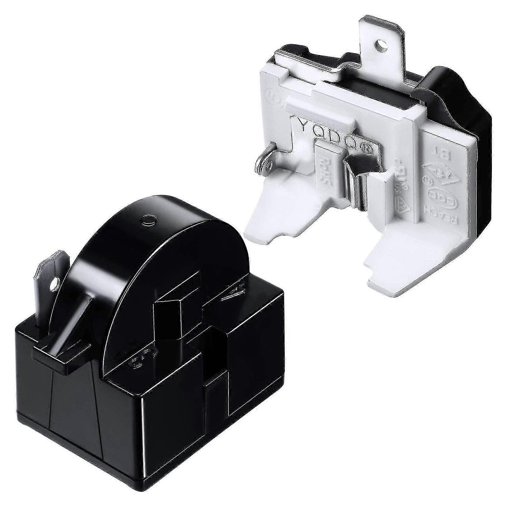 Refrigerator Compressor Starter Relay and Overload Protector Replacement for Cooling System Maintenance