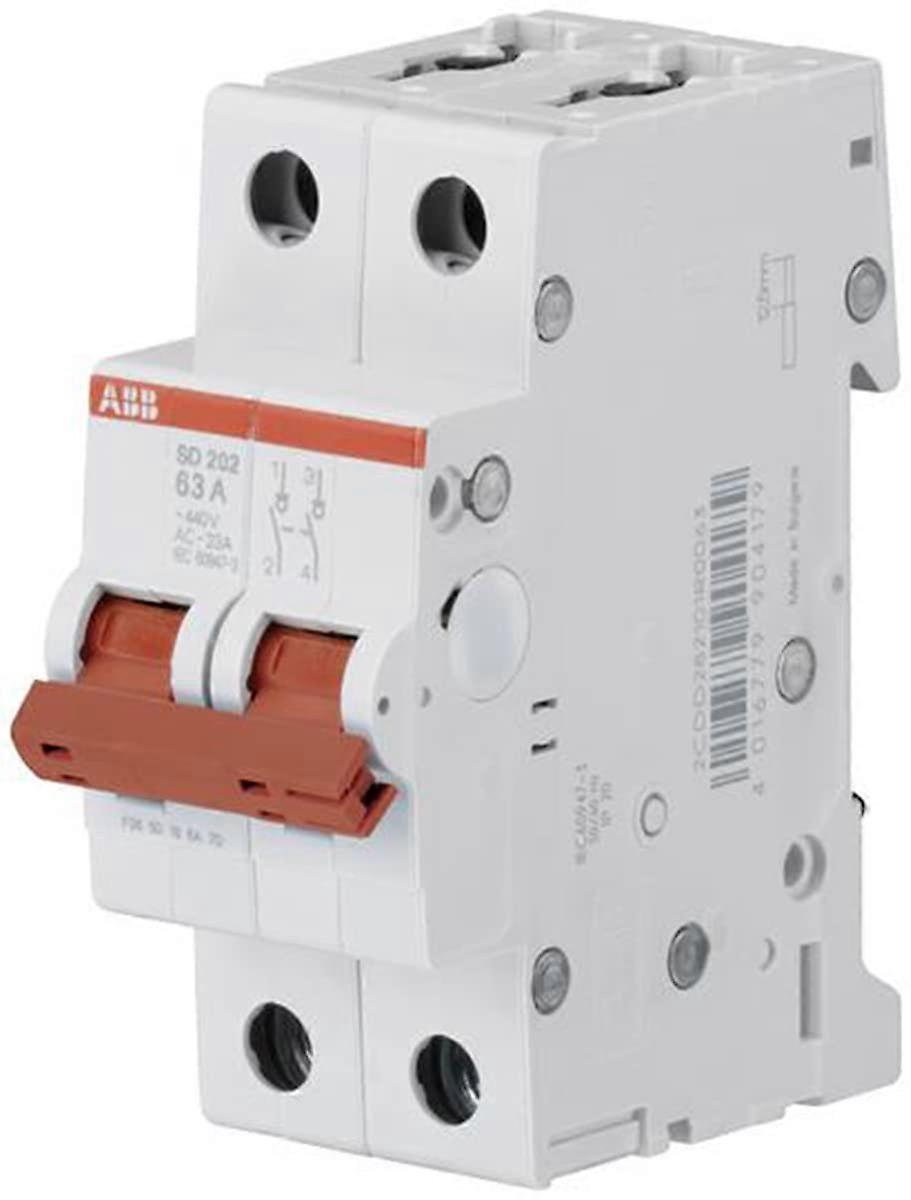 SD202 Isolator Switch 2P 32A 125 V DC, 440 V AC Pro M Compact 2 N/O