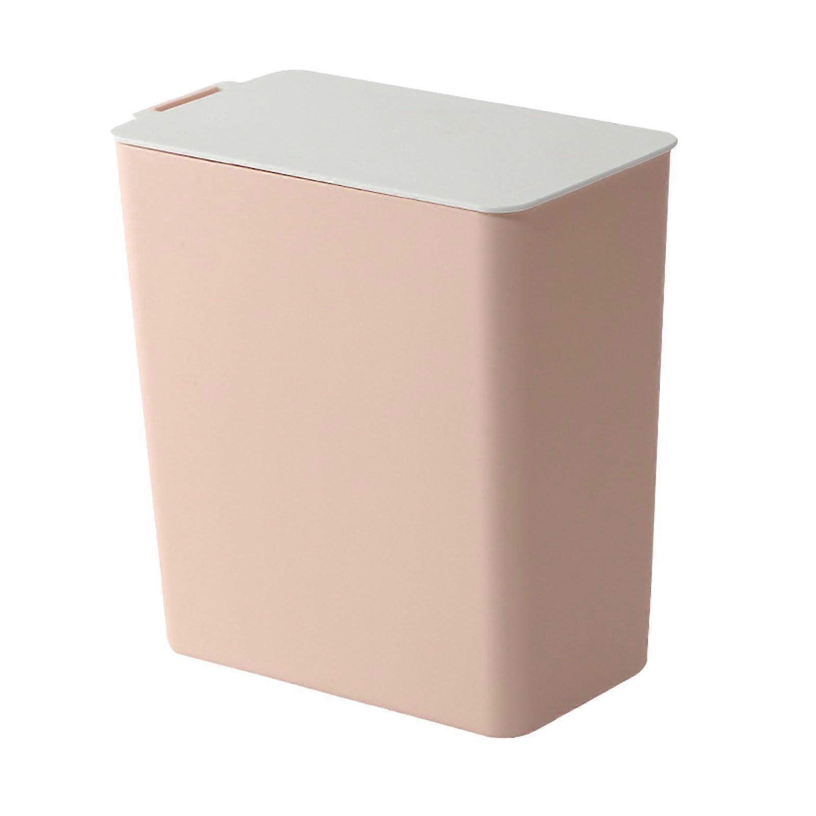 Mini desktop trash can, small countertop trash can, table waste bin for office, kitchen, coffee decoration (1)
