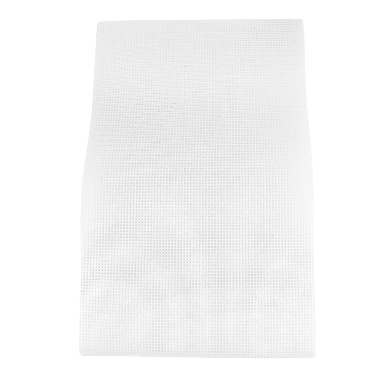 Embroidery Sheet Mesh Plastic Canvas for Sewing Work 3Pcs White DIY Craft