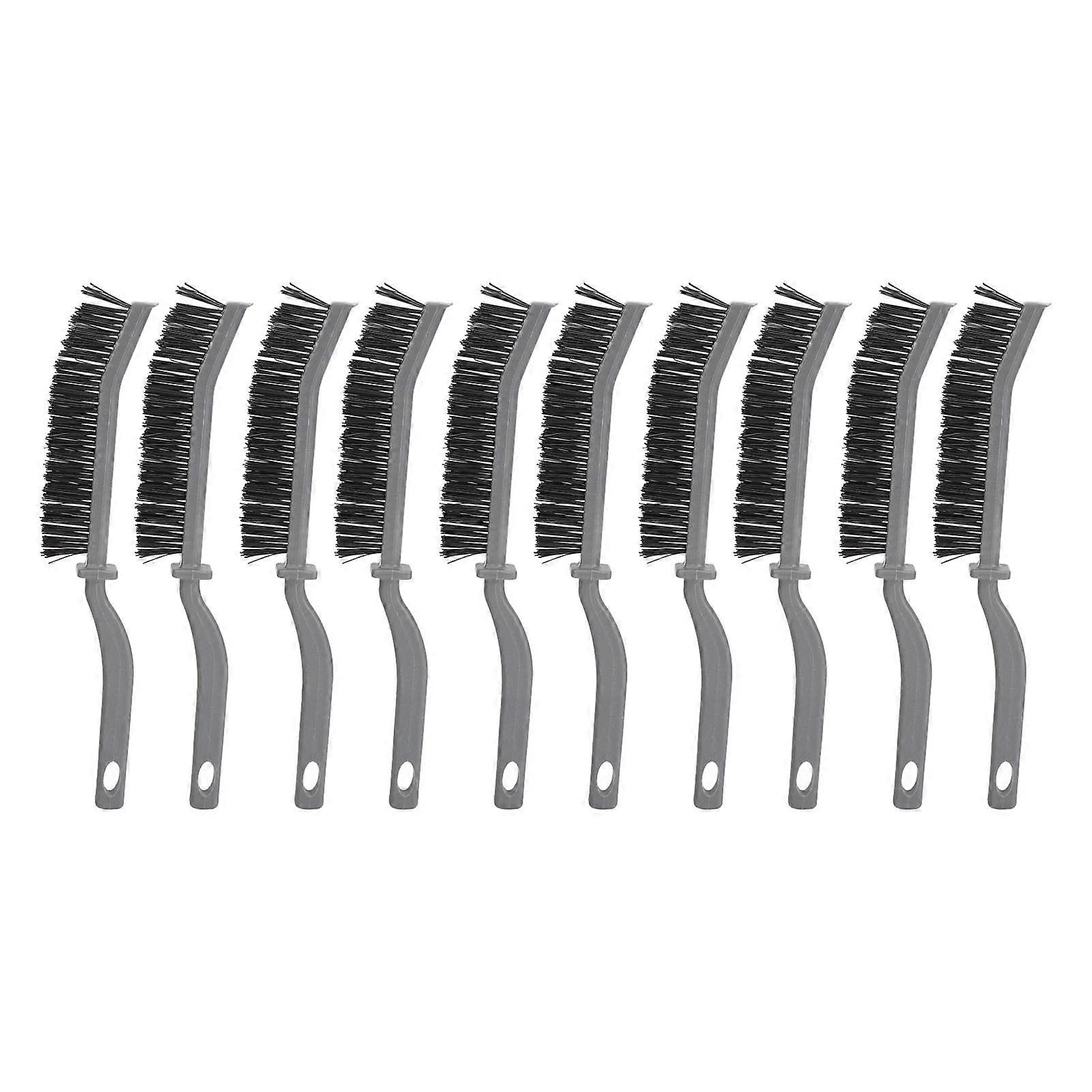 10pcs Multifunctional Long Handle Crevice Cleaning Brush