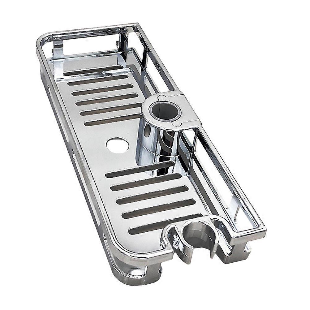 Shower Shelf Designed for Slide Bars, Featuring a Hygienic Self-Draining System