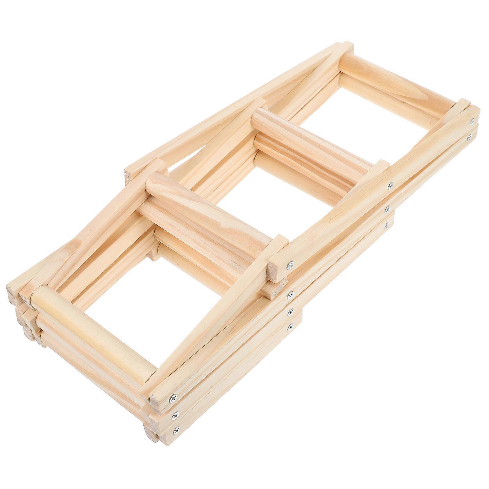 Wooden Climbing Ladder for Hamsters and Pets – Multifunctional Rat Exercise and Exploration Toy for Cage Play and Chewing Fun